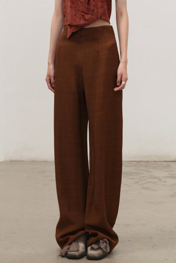 Cortana 25 Spring/Summer SAGA Casual Pants Spain CTN-SS25-A4343-CINNAMON